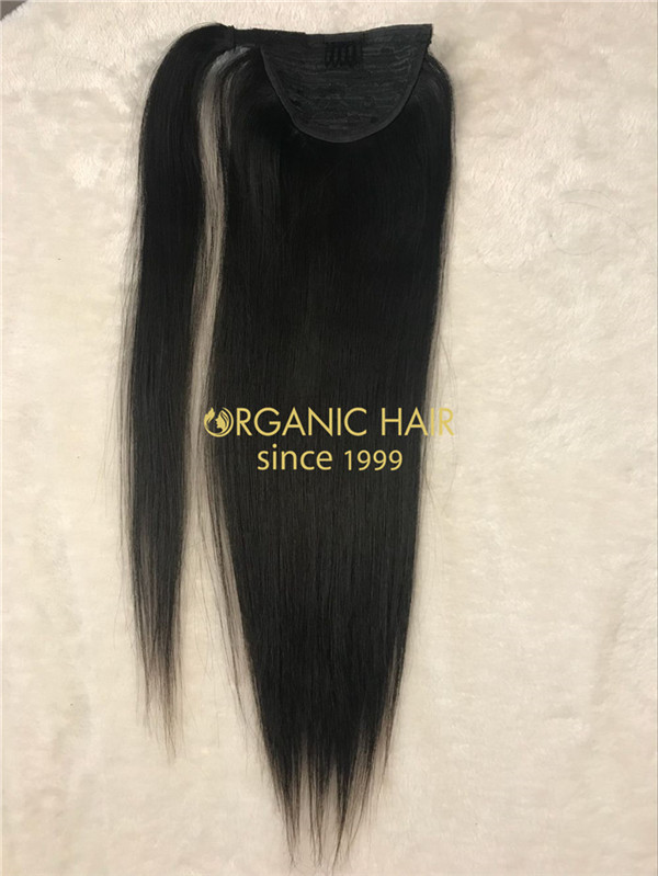 Wholesale human hair ponytail extension X14